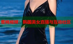 蜜桃视频：韩国美女直播与互动社区