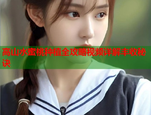高山水蜜桃种植全攻略视频详解丰收秘诀  第1张