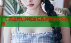 广东黄金蜜桃种植全程视频教学高效实用