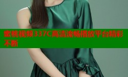 蜜桃视频337C高清流畅播放平台精彩不断