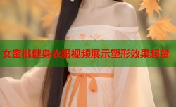 女蜜桃健身衣服视频展示塑形效果超赞